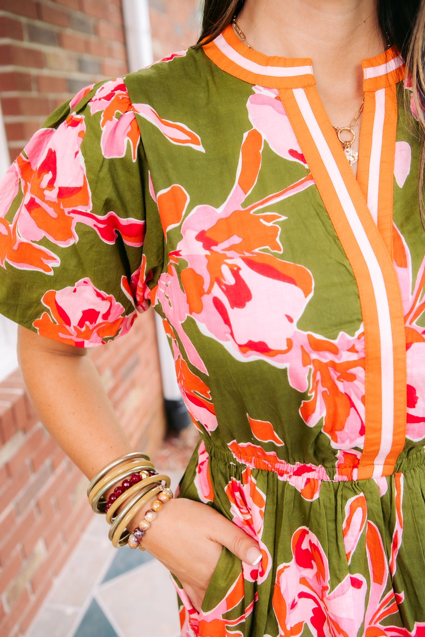 The Pinky Florals Maxi Dress