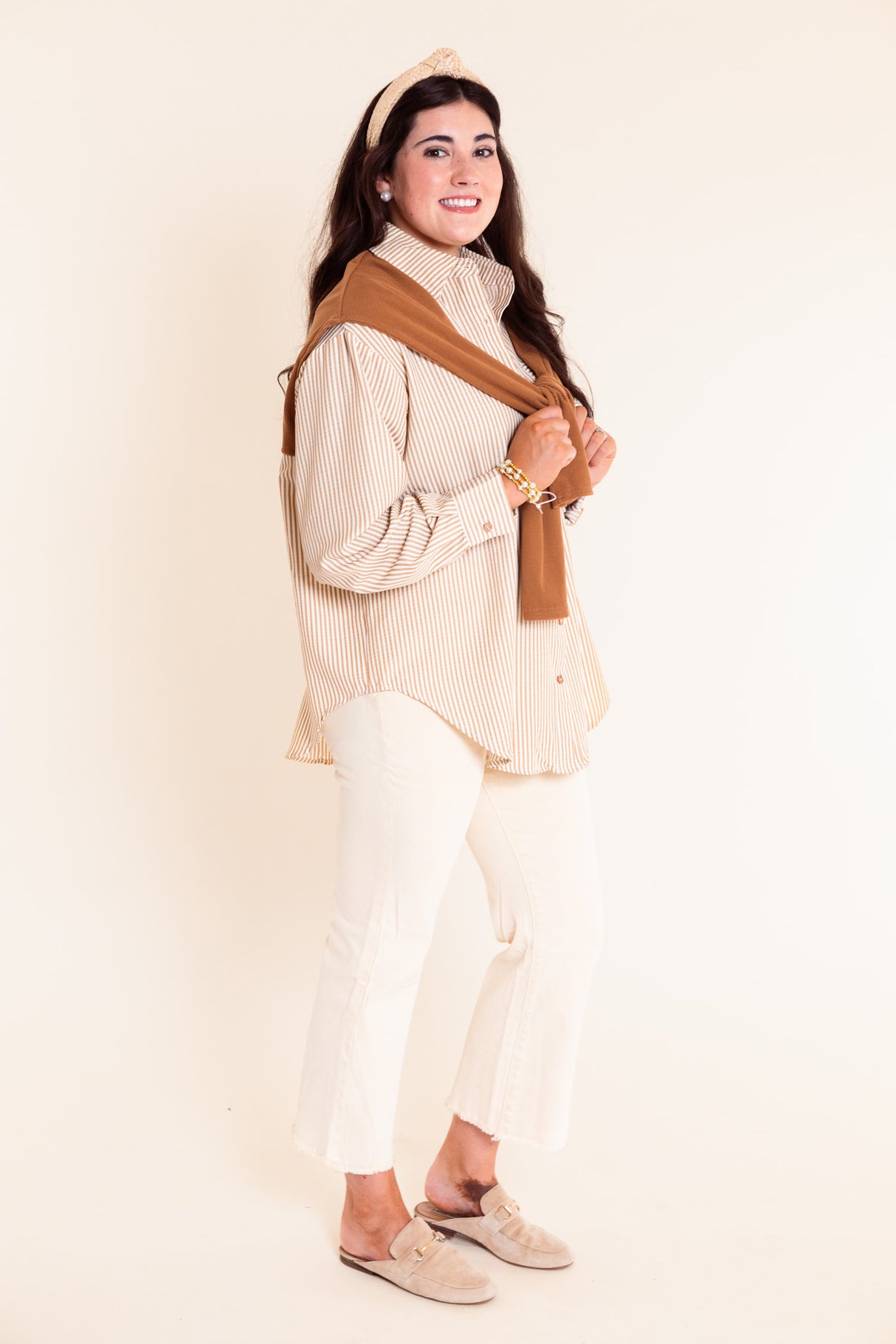 The Morning Meeting Button-Down with Faux Tie
