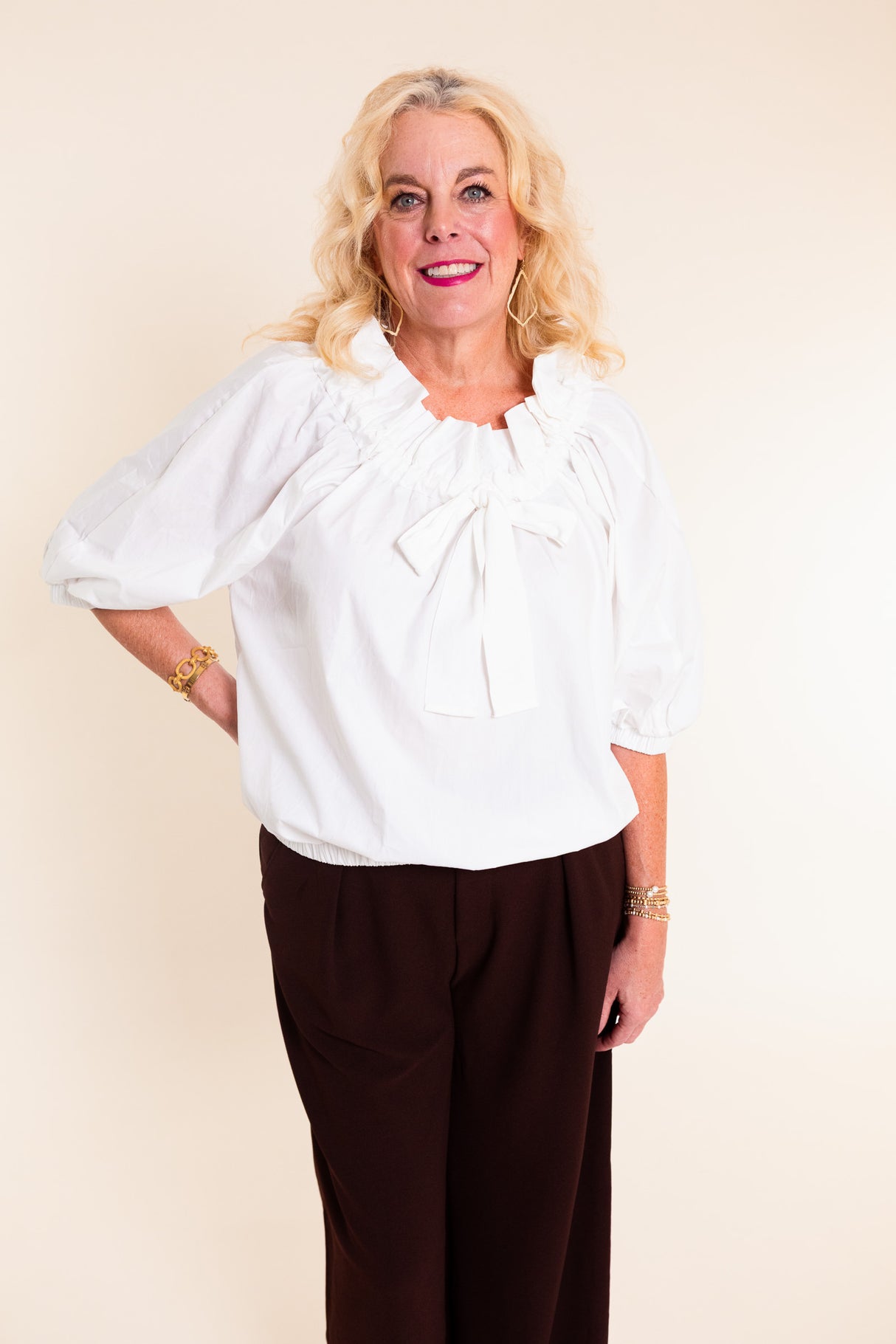 The Sunday Best Bow Blouse