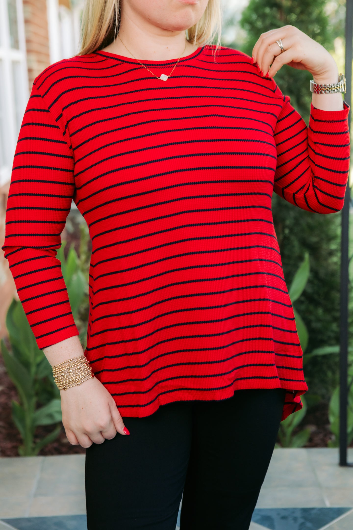 Cotton Waffle Riley Tee