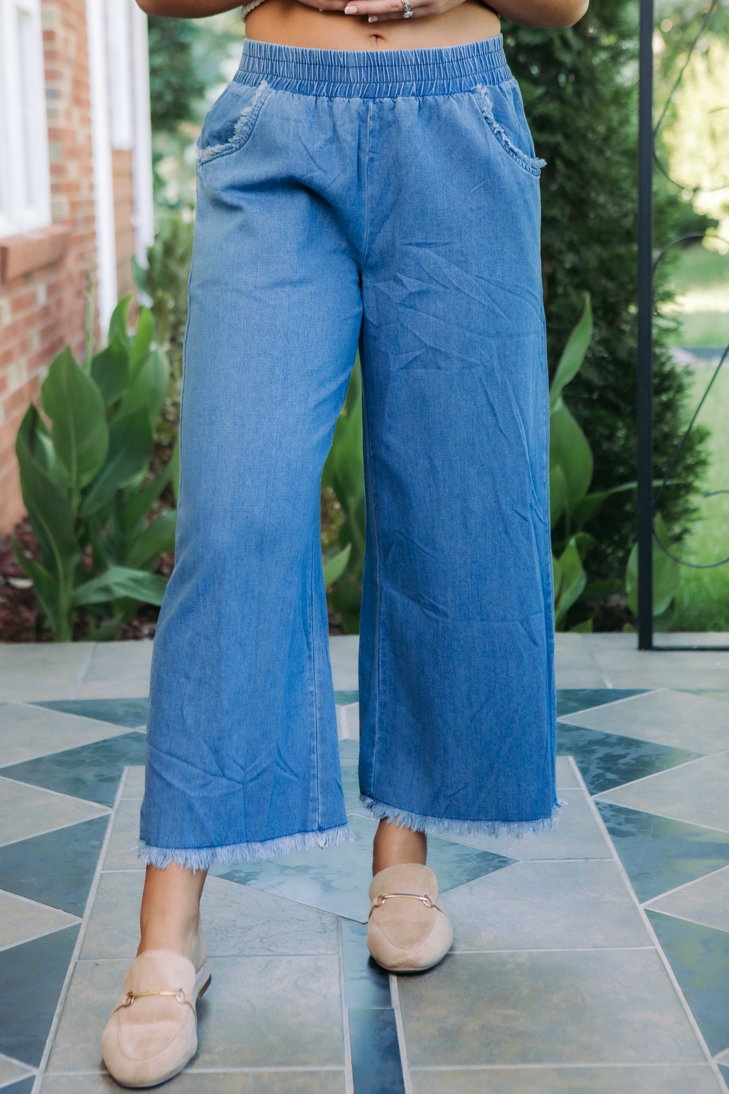 The Easy Denim Pants