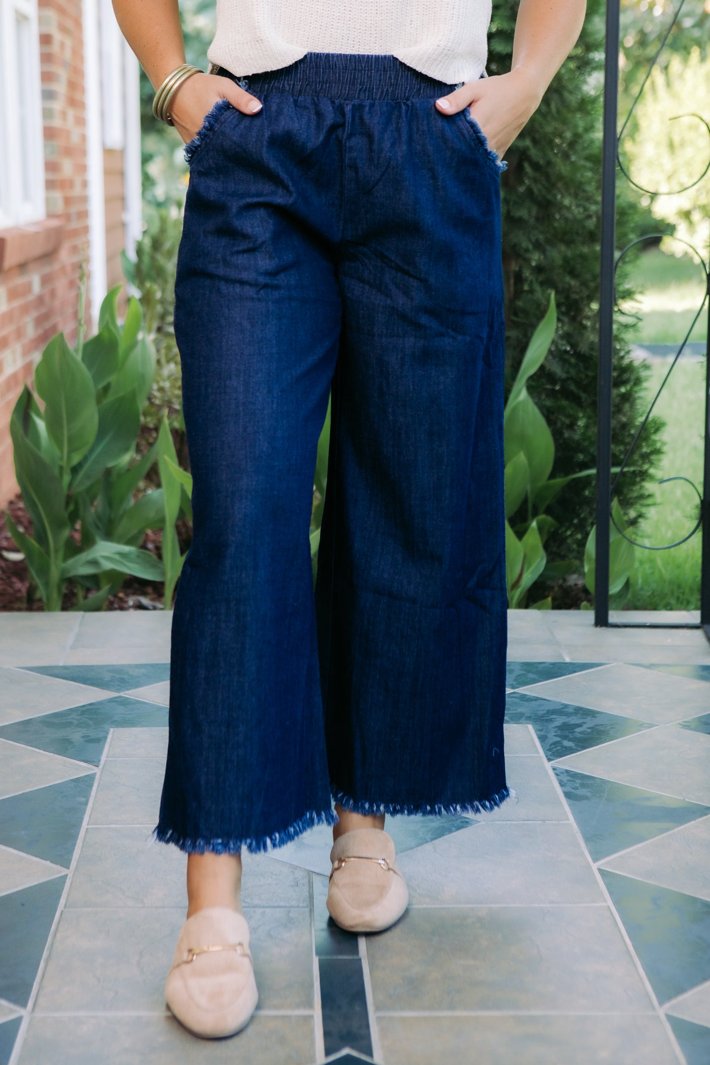 The Easy Denim Pants