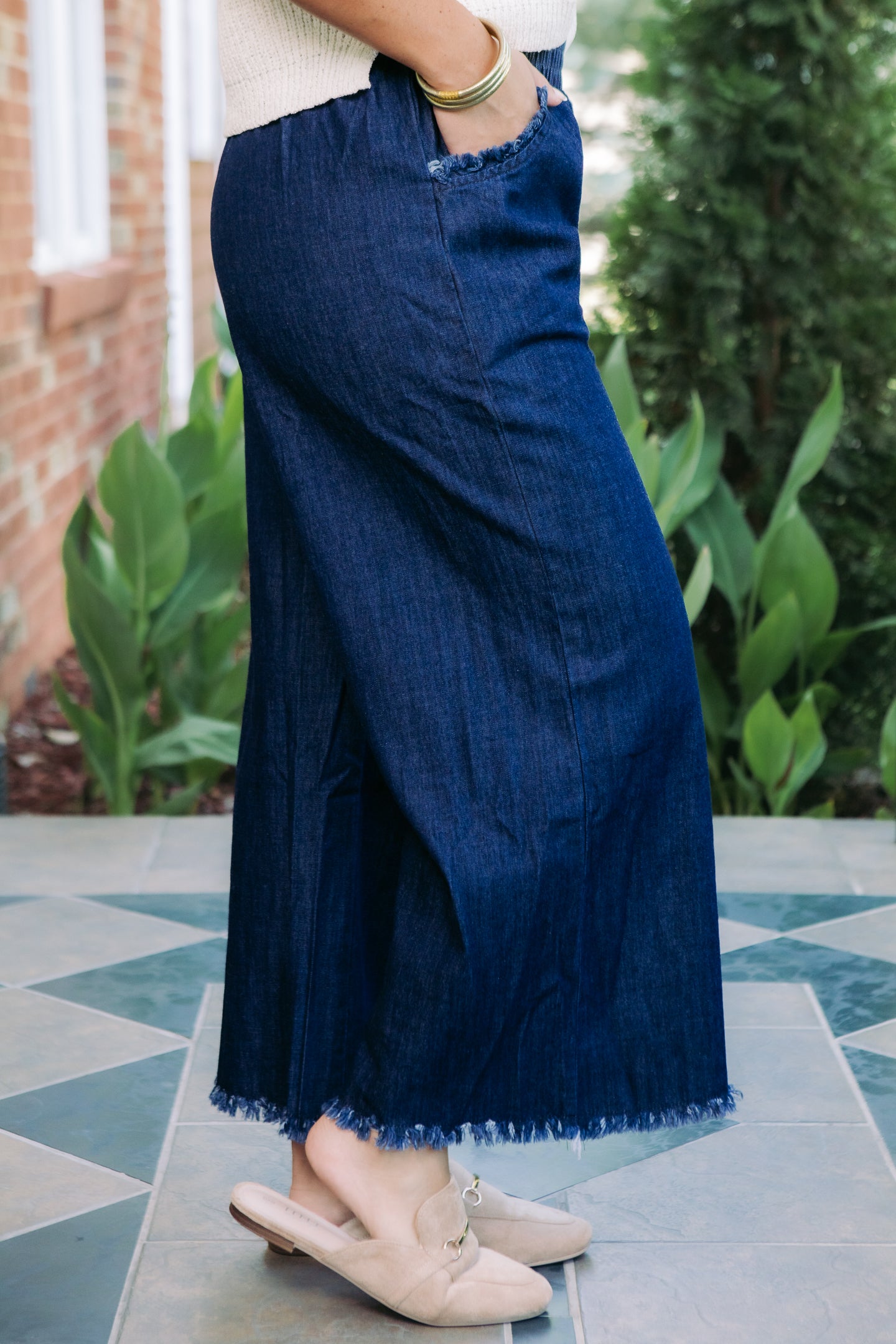 The Easy Denim Pants