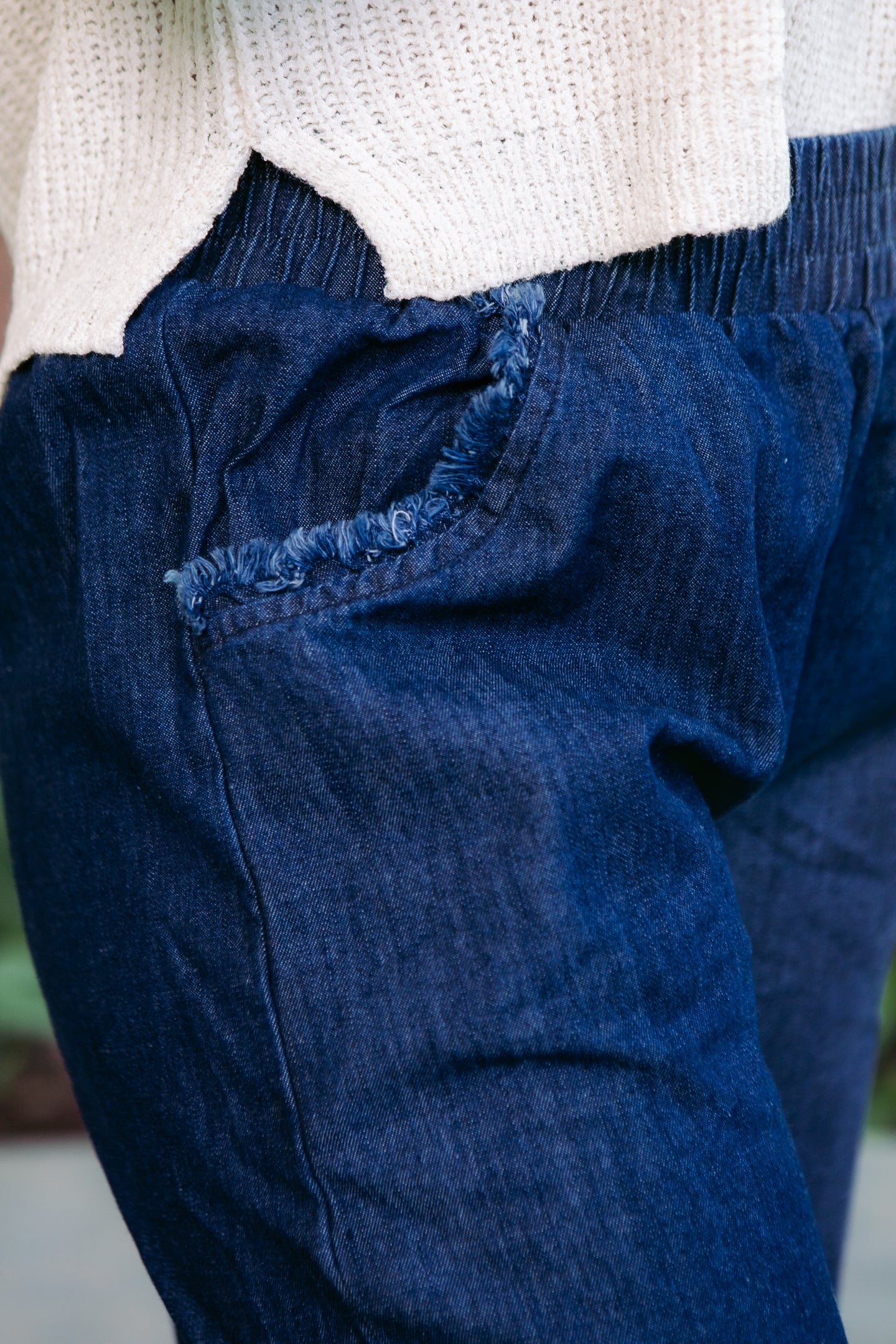 The Easy Denim Pants