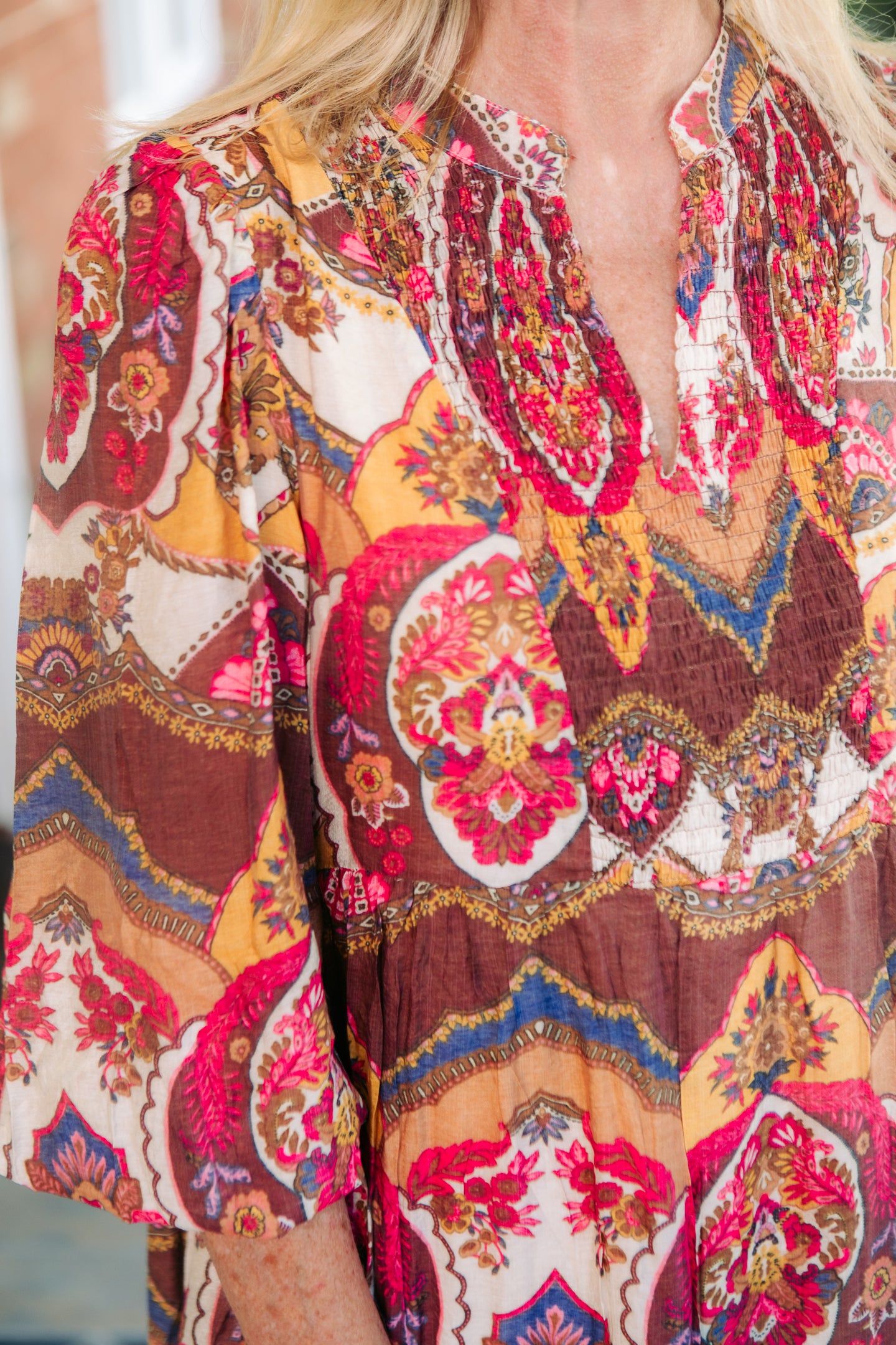 The Abstract Ember Dress