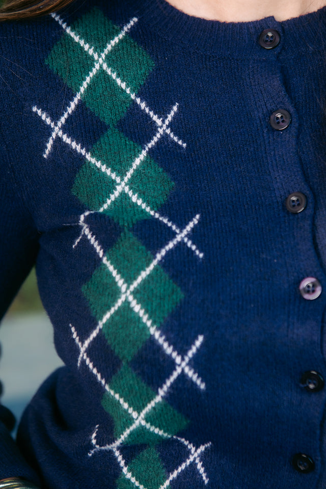 The Argyle Cardigan