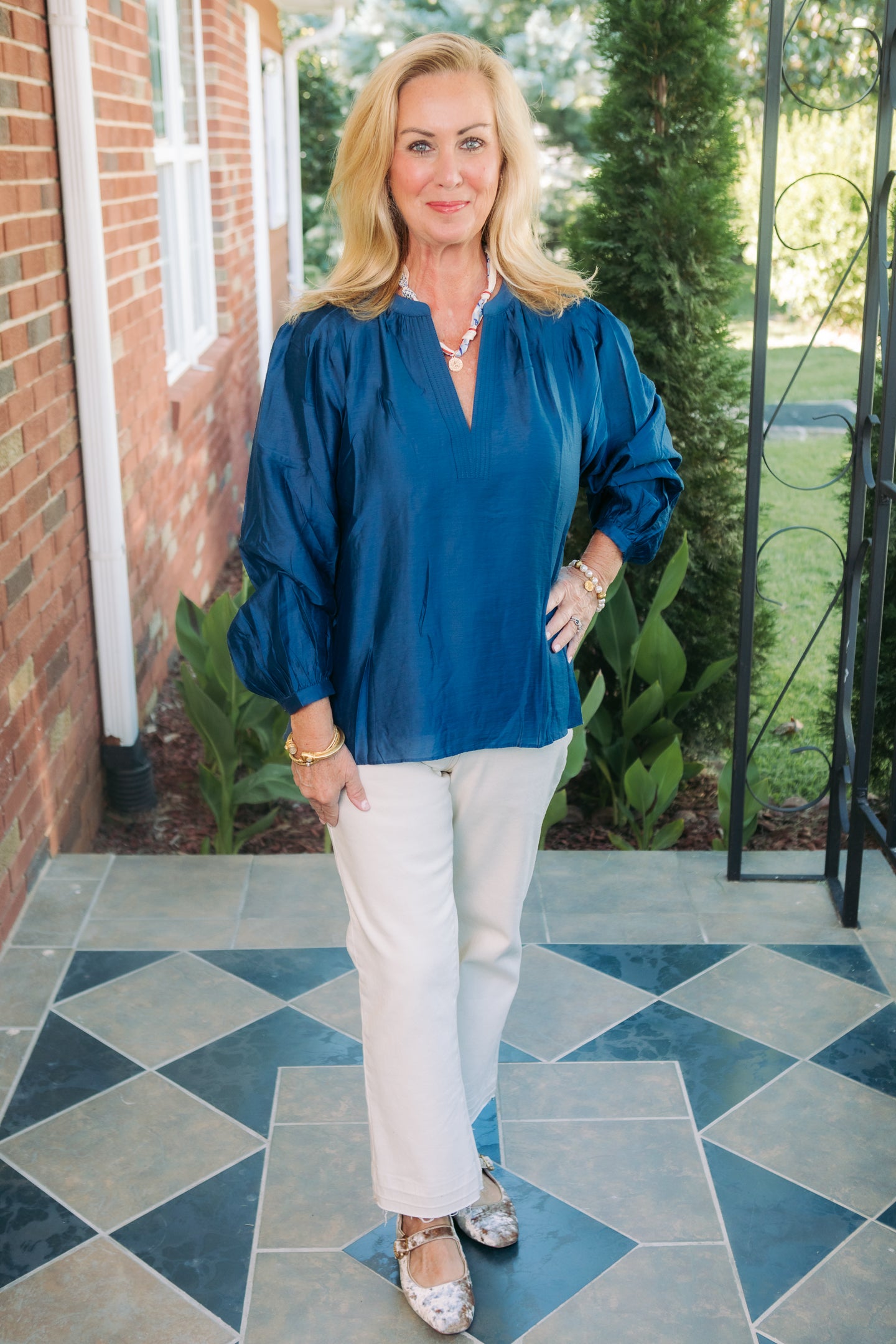 The Sapphire Sky Blouse