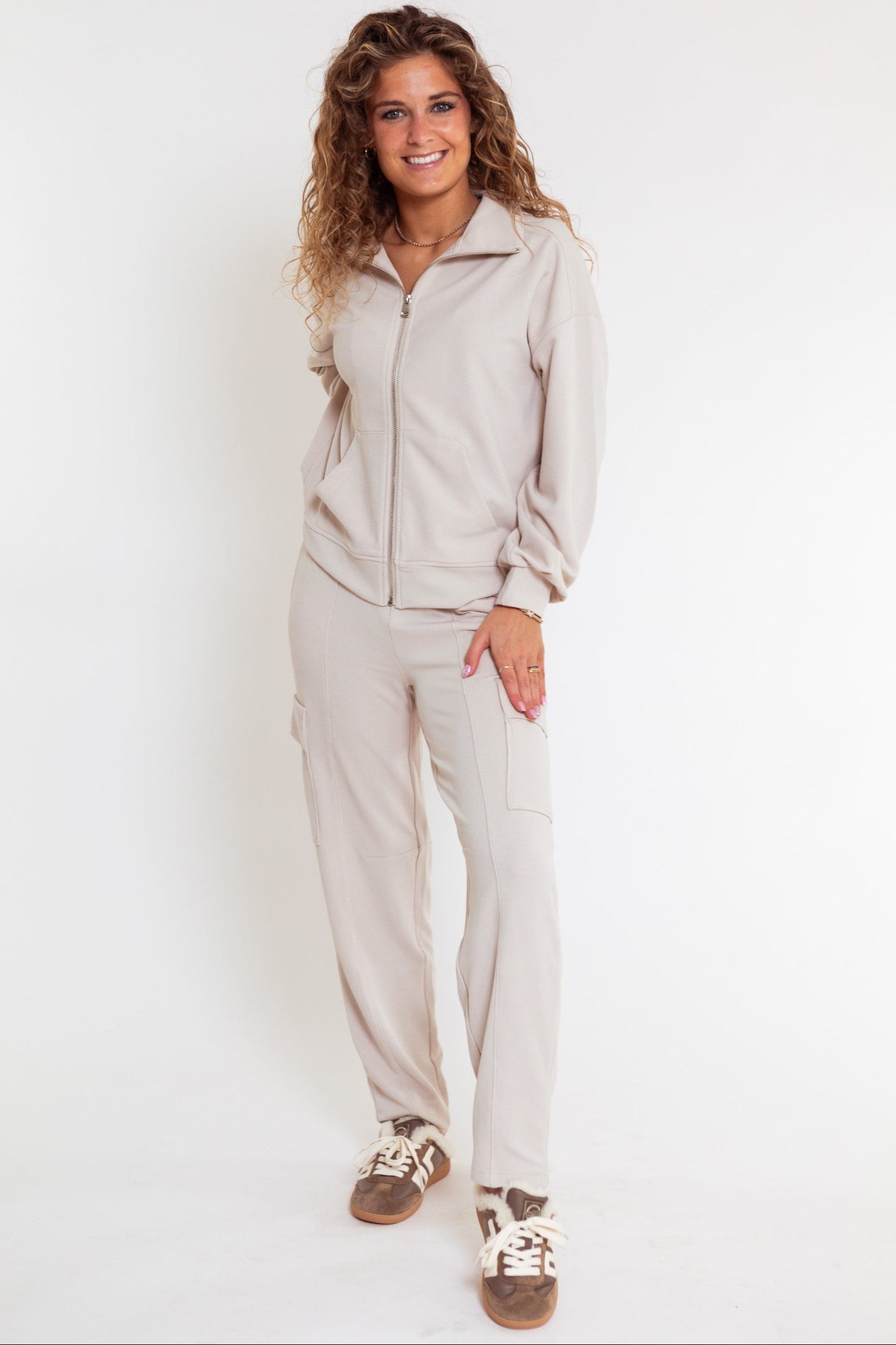 The Sandstone Essential Zip-Up