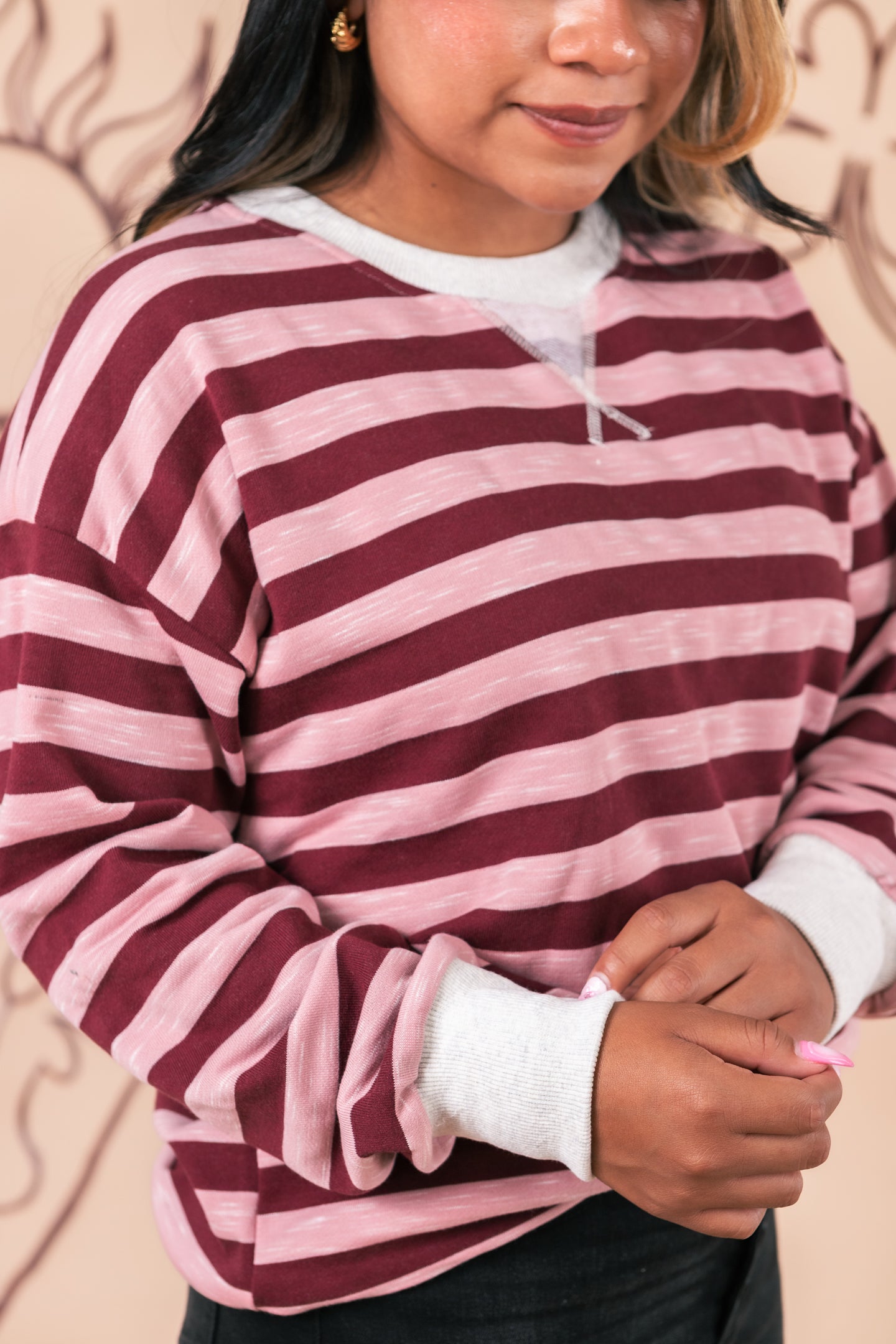 The Current Stripe Sweatshirt