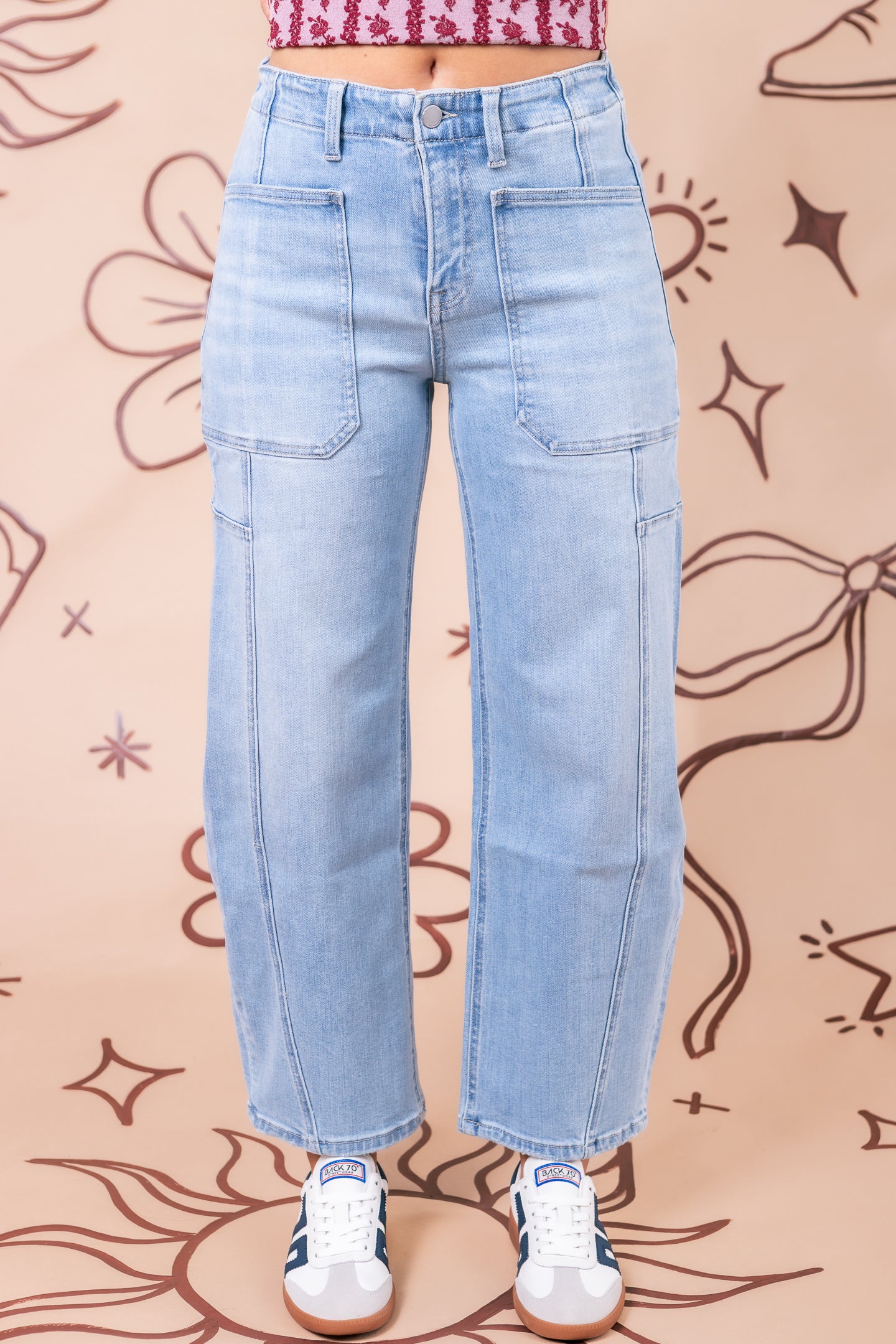 Flying Monkey | Super High Rise Barrel Fit Jeans