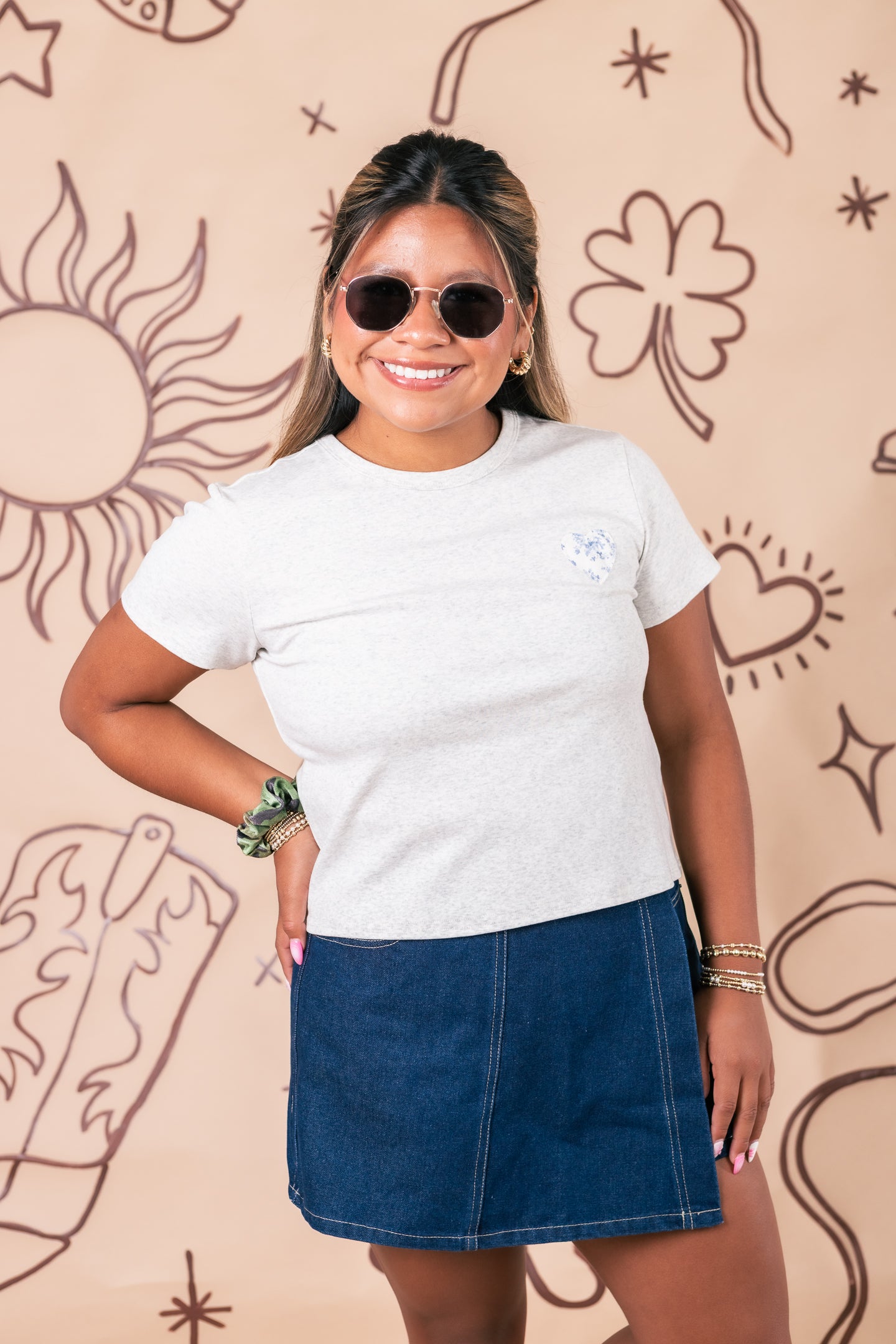 The Patchy Cowgirl Tee