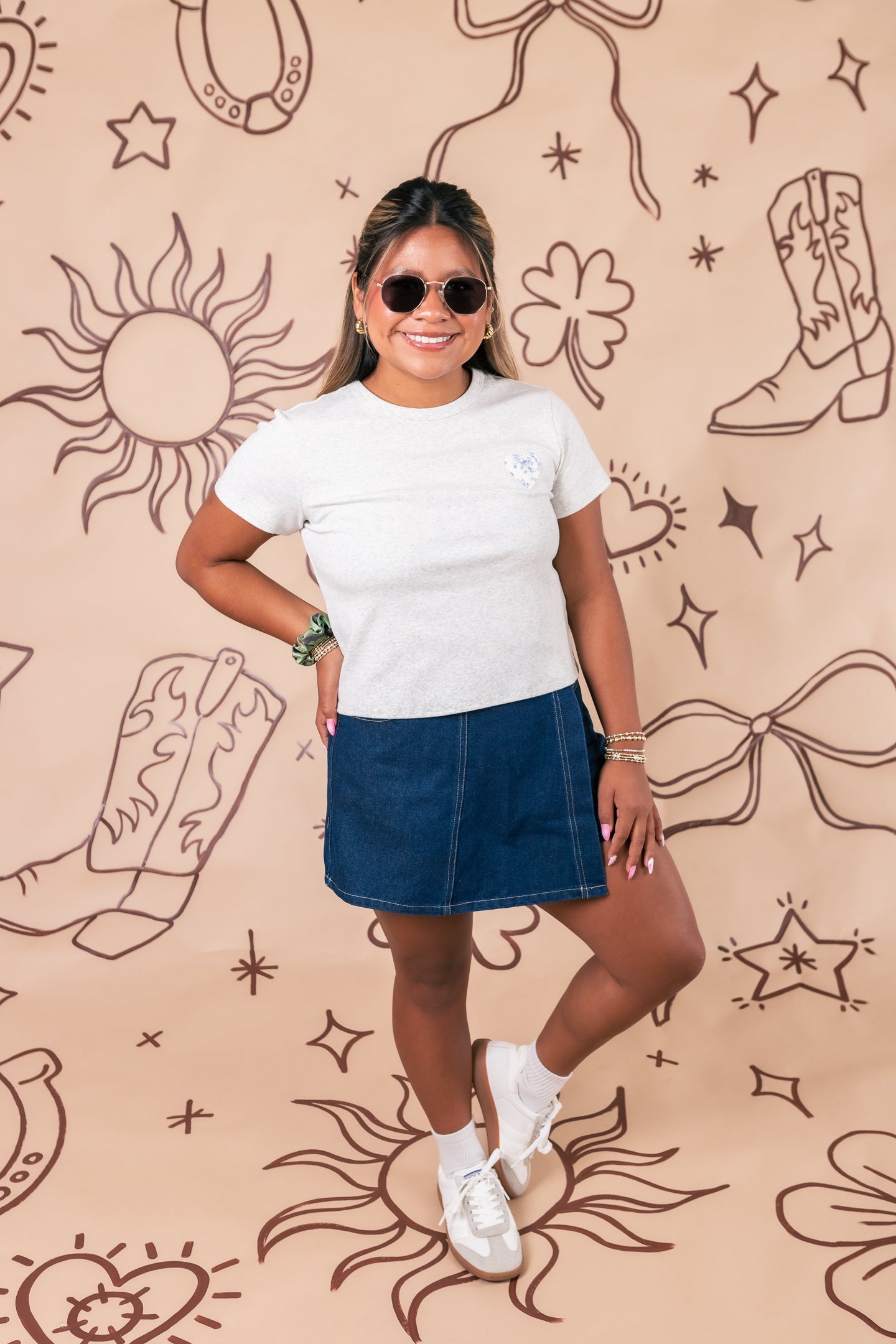 The Patchy Cowgirl Tee