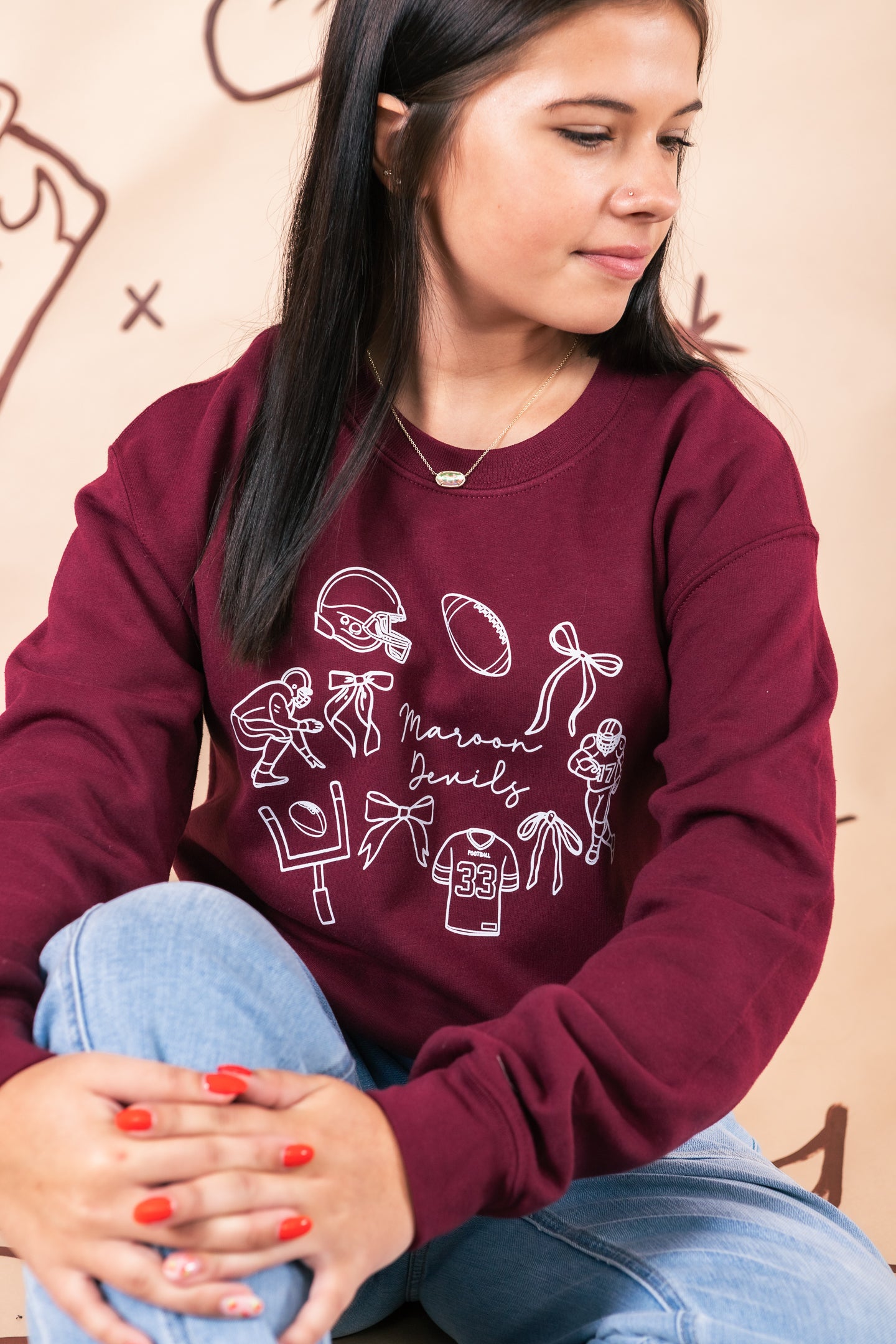 Maroon Devils Gameday Sweatshirt