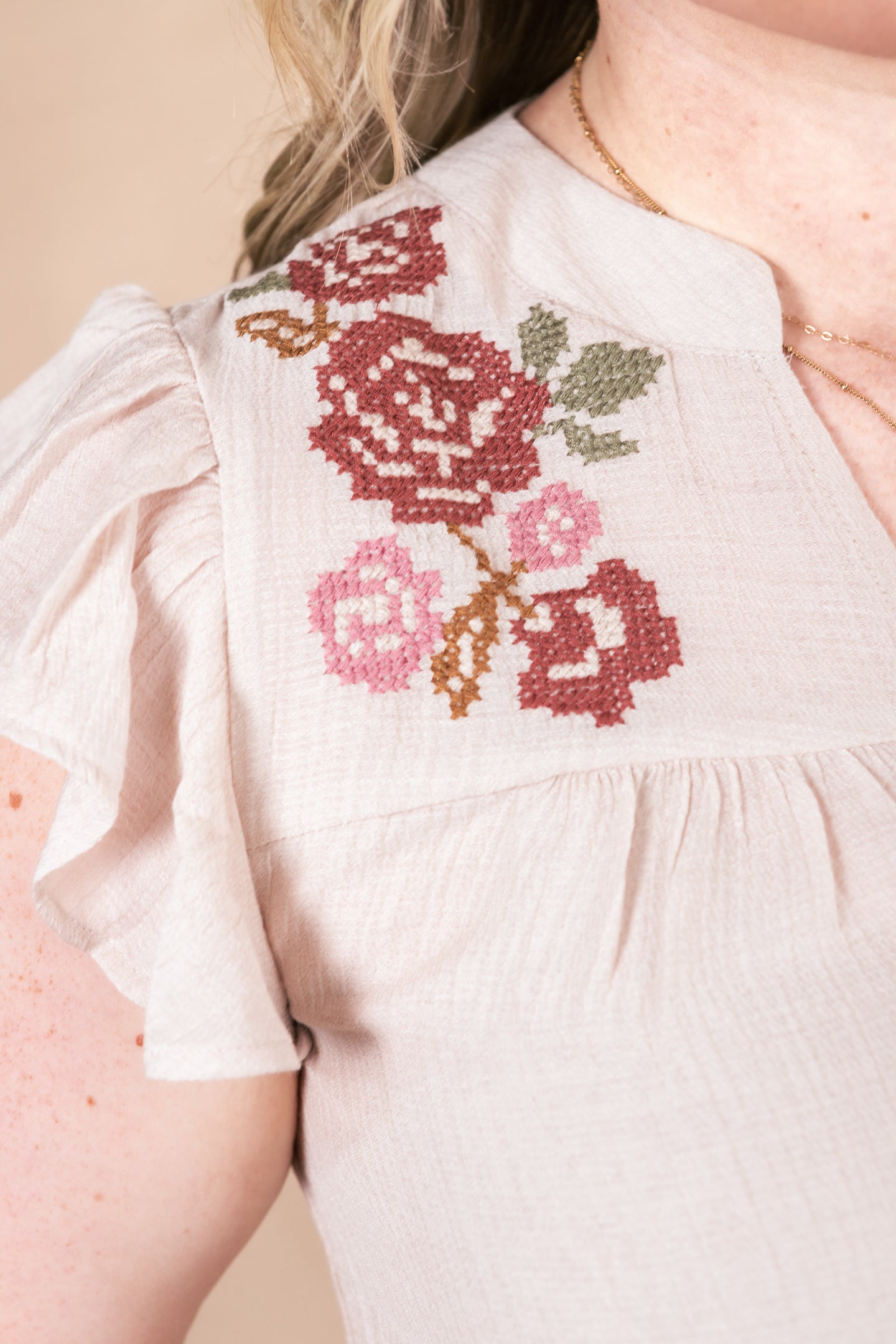 The Emmy Embroidery Top