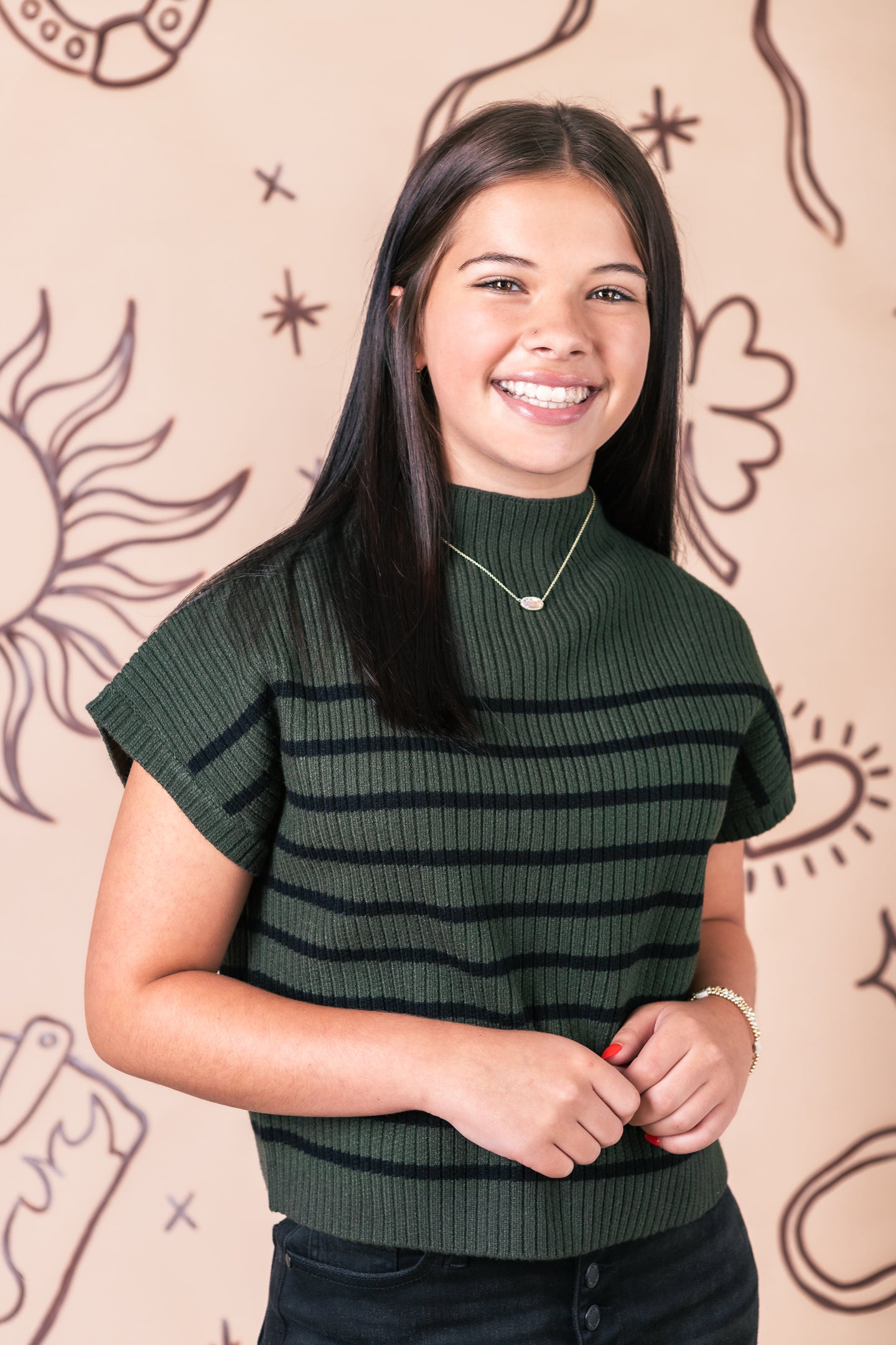 The Bare Striped Sweater