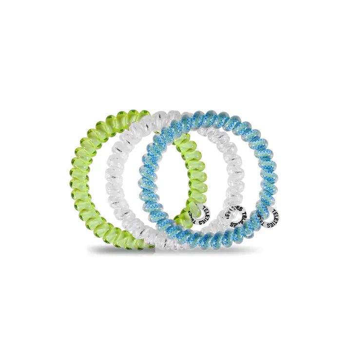 Teleties | Ocean Villa - Small Spiral Hair Ties