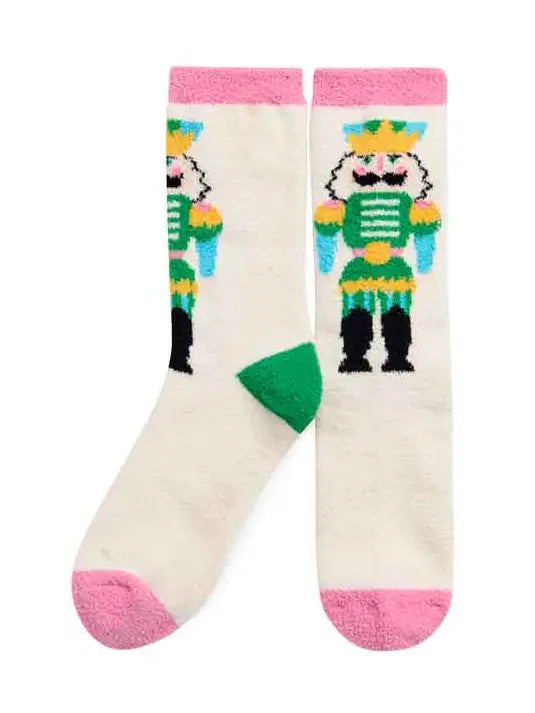 Shiraleah | Ivory Nutcracker Socks