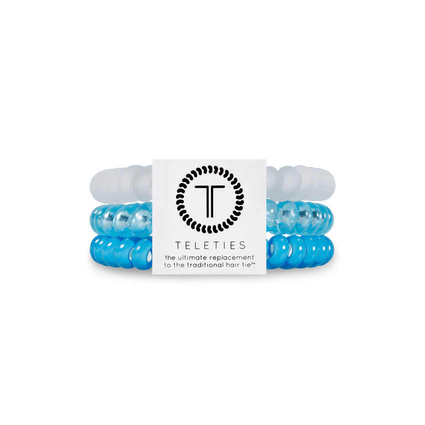 Teleties | Blue Sea Small Hair Ties