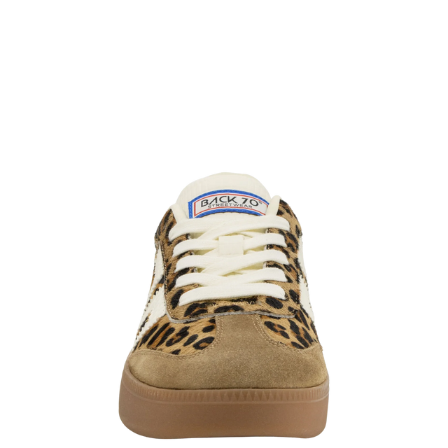 Back 70 | Boston P in Leopard Cuoio Milk Sneakers