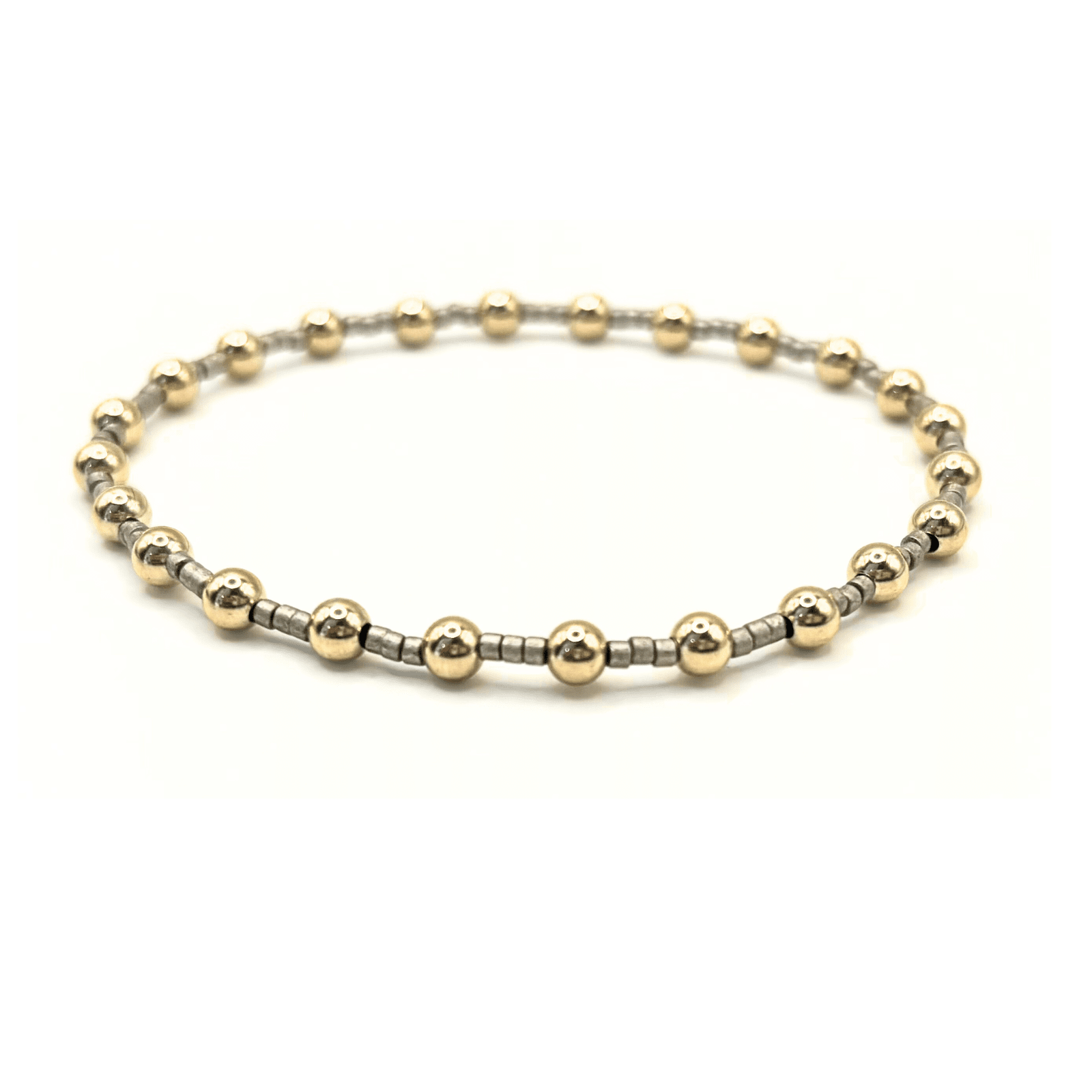 Coastal Pewter Newport Gold-Filled Waterproof Bracelet: 7"