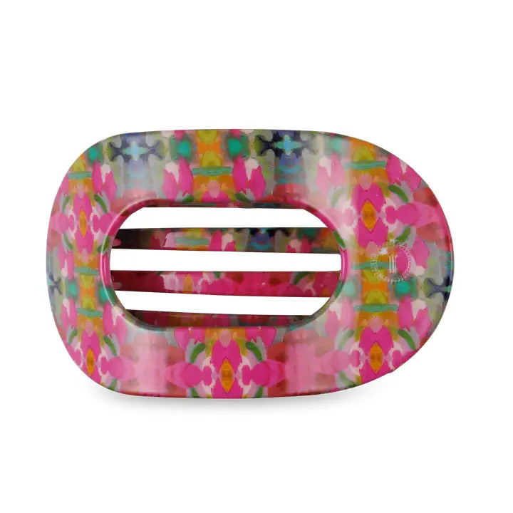 Teleties | Fuchsia Dream Large Round Hair Clip