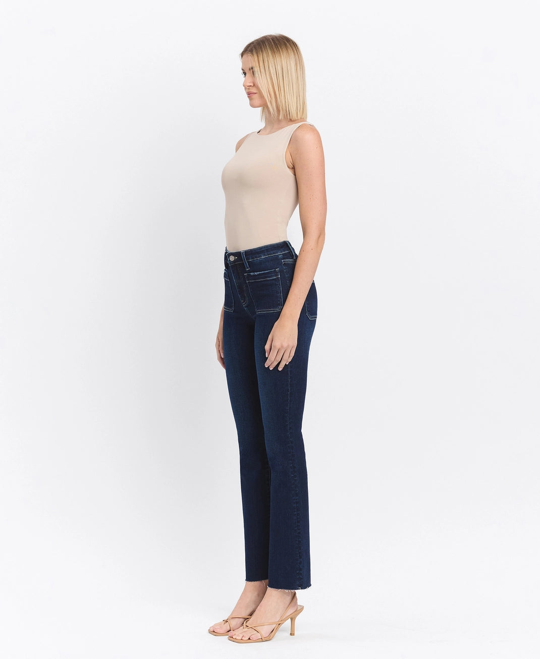 Lovervet | High Rise Mini Bootcut Jeans
