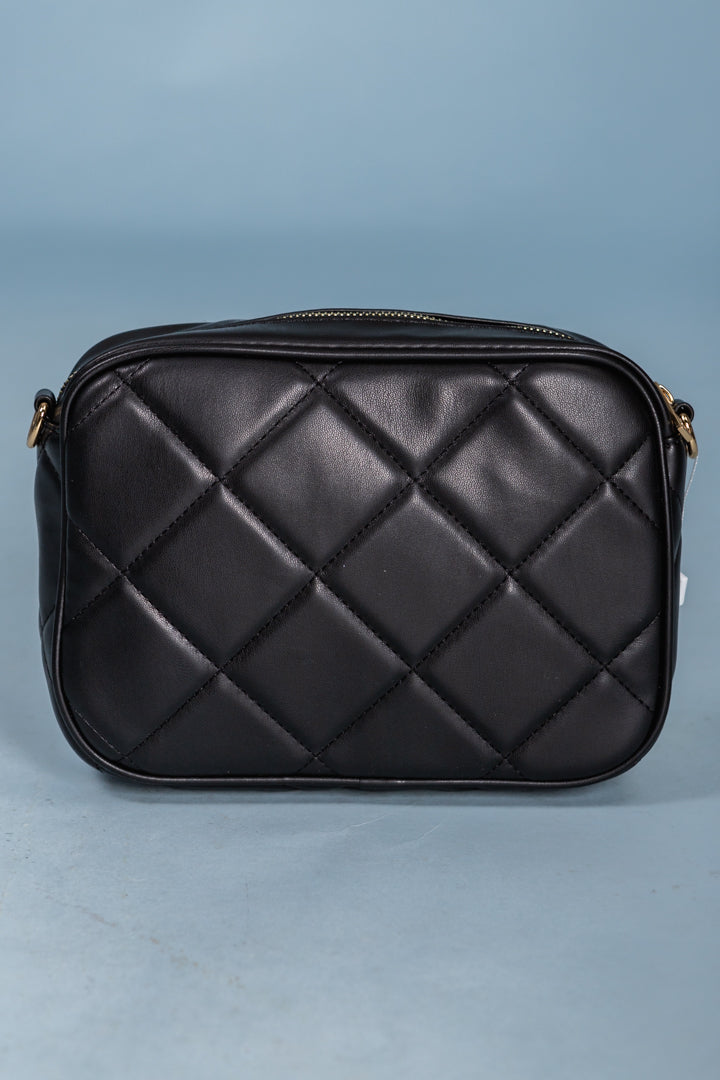 Caroline Hill | Fiona Crossbody - Black Quilted LD
