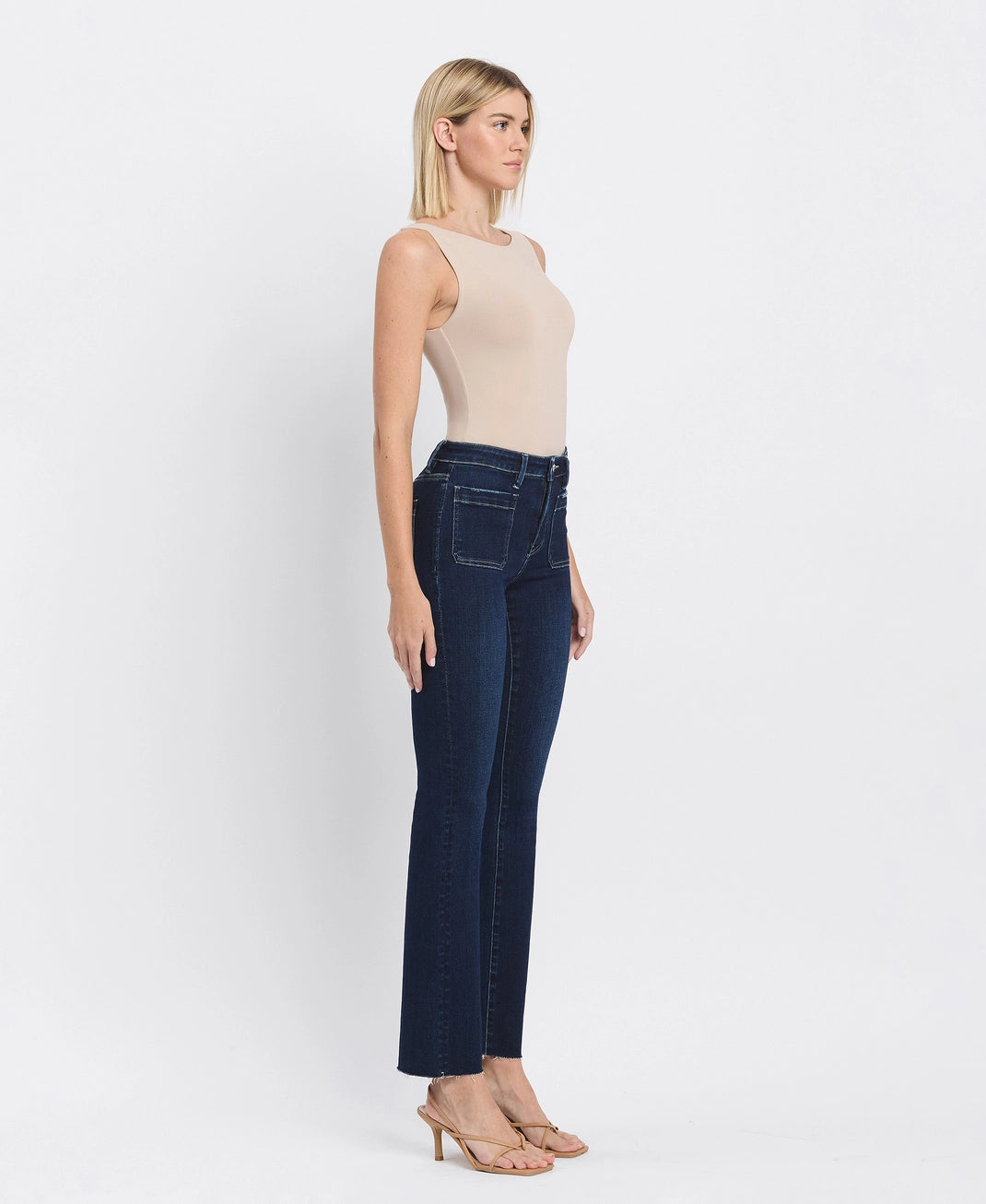 Lovervet | High Rise Mini Bootcut Jeans