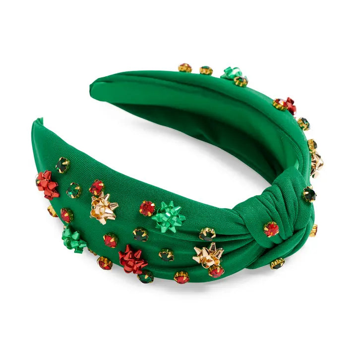 Shiraleah | Green Gift Bow Knotted Headband