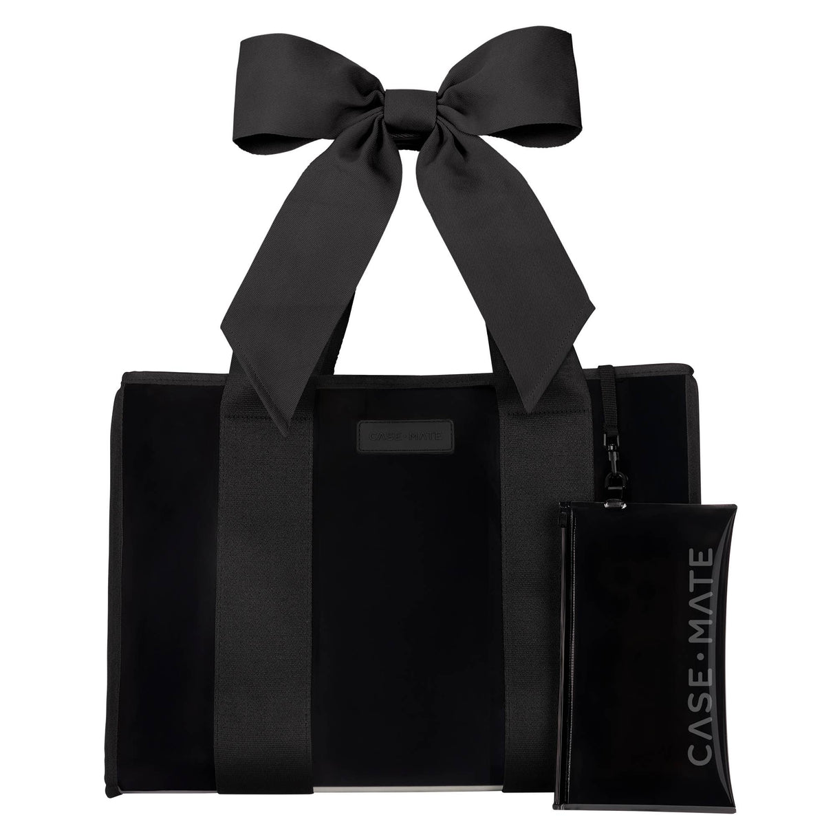 Case-Mate | Midnight Black Bow Jelly Tote Bag