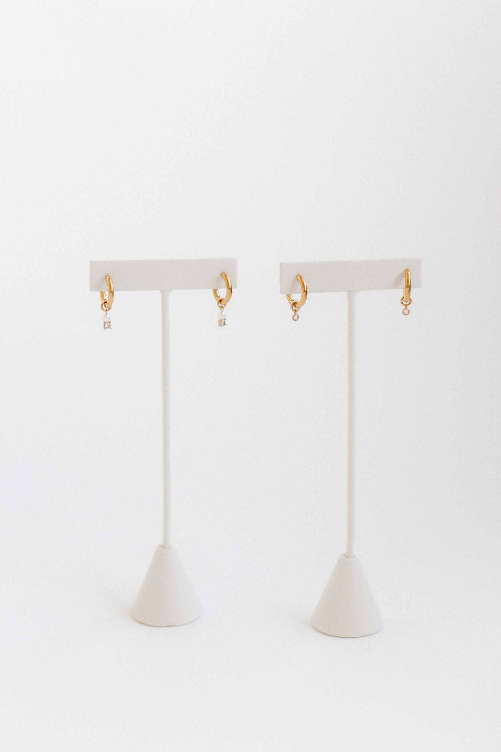LINNY CO | Huggie Charm Earrings - Jo Gold