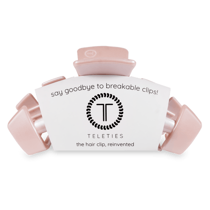 Teleties | Classic Pearly Pink Large Hair Clip