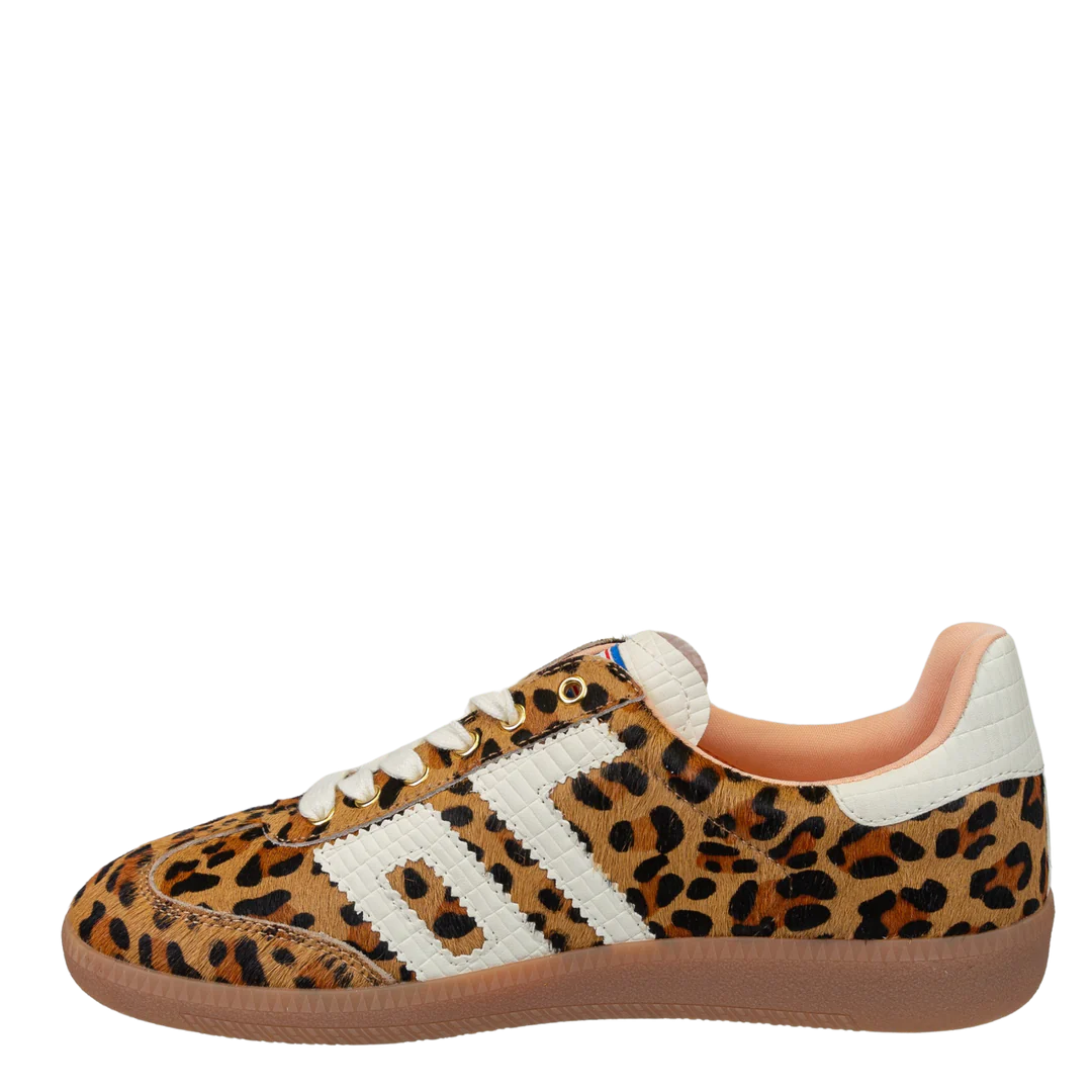 Back70 | Cloud in Leopard Camel White Sneakers