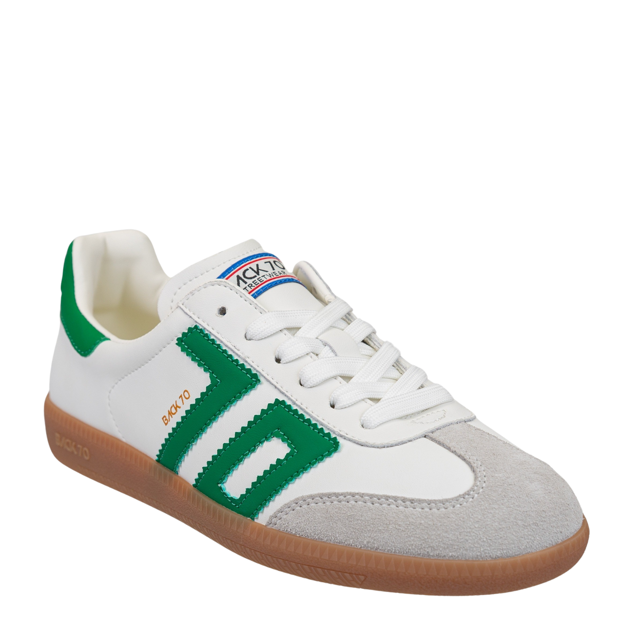Back 70 | Cloud Sneakers in White Green