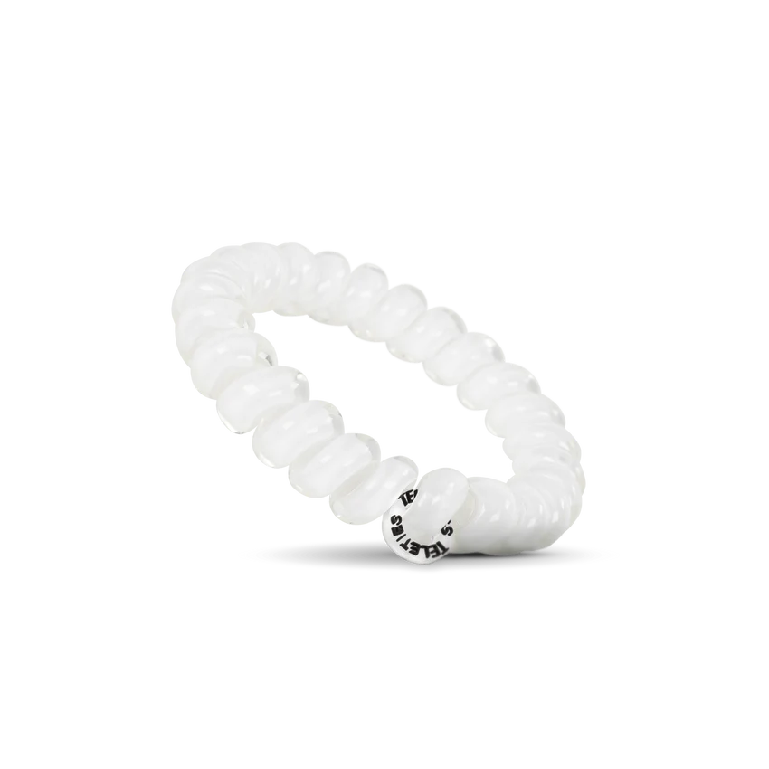 Teleties | Coconut White Large Spiral Hair Ties