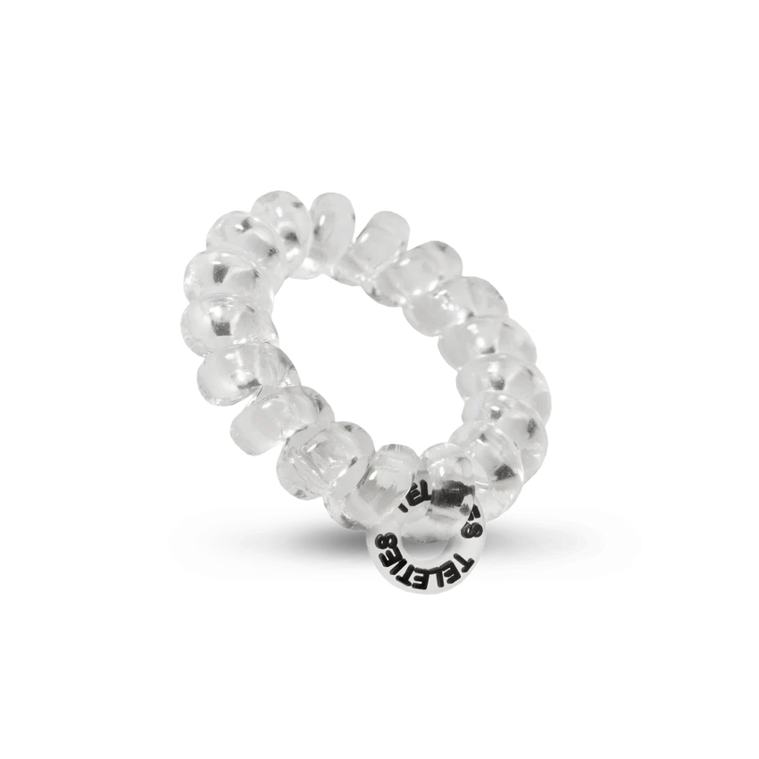 Teleties | Crystal Clear - Tiny Spiral Hair Ties