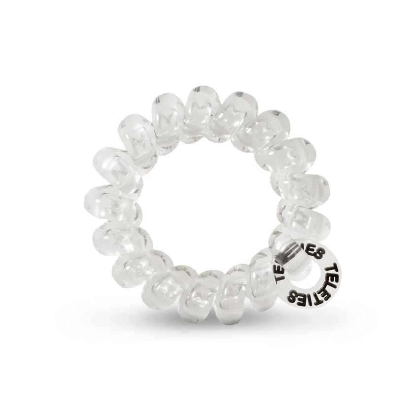 Teleties | Crystal Clear - Tiny Spiral Hair Ties