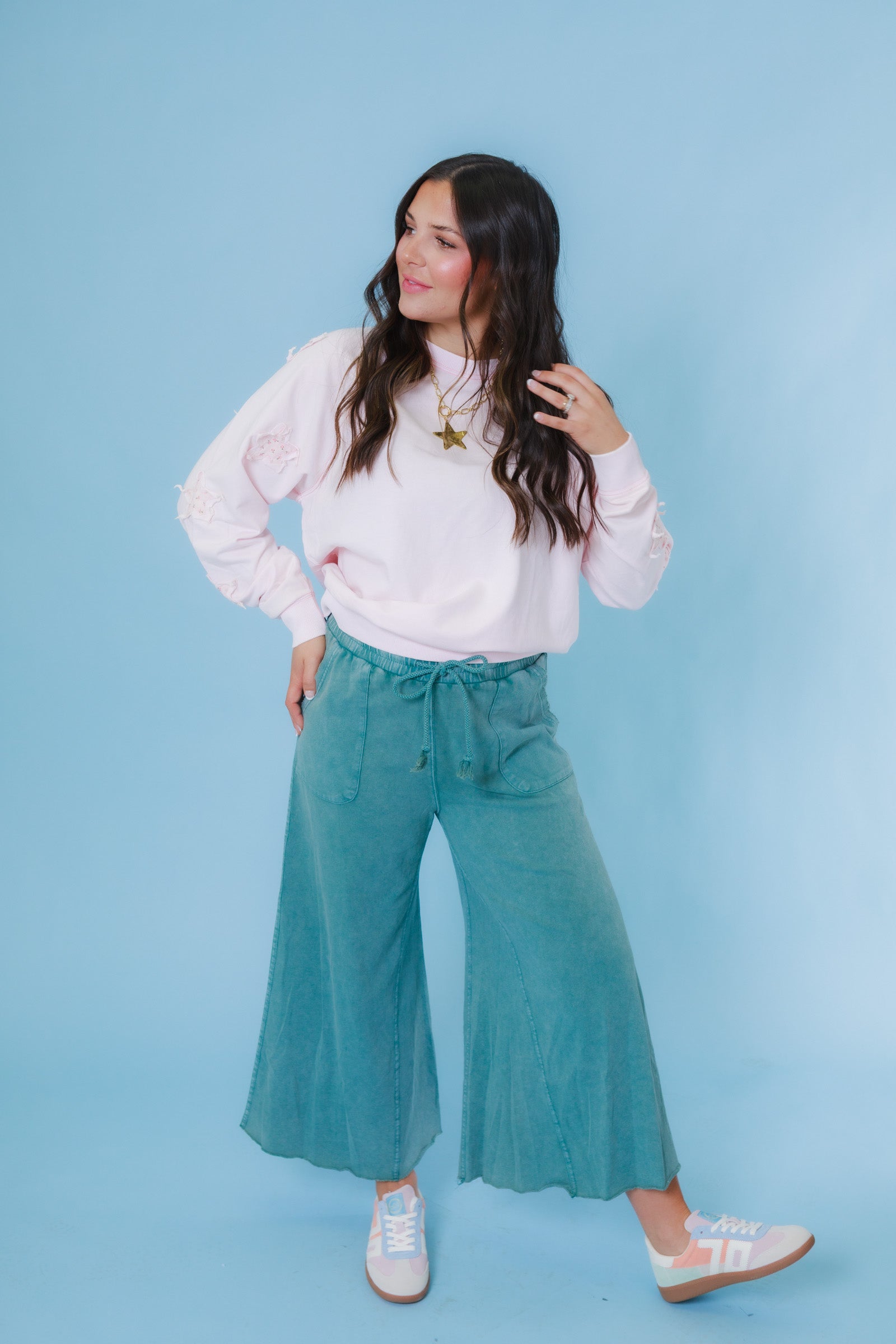 The Honeydew Wide Leg Pants