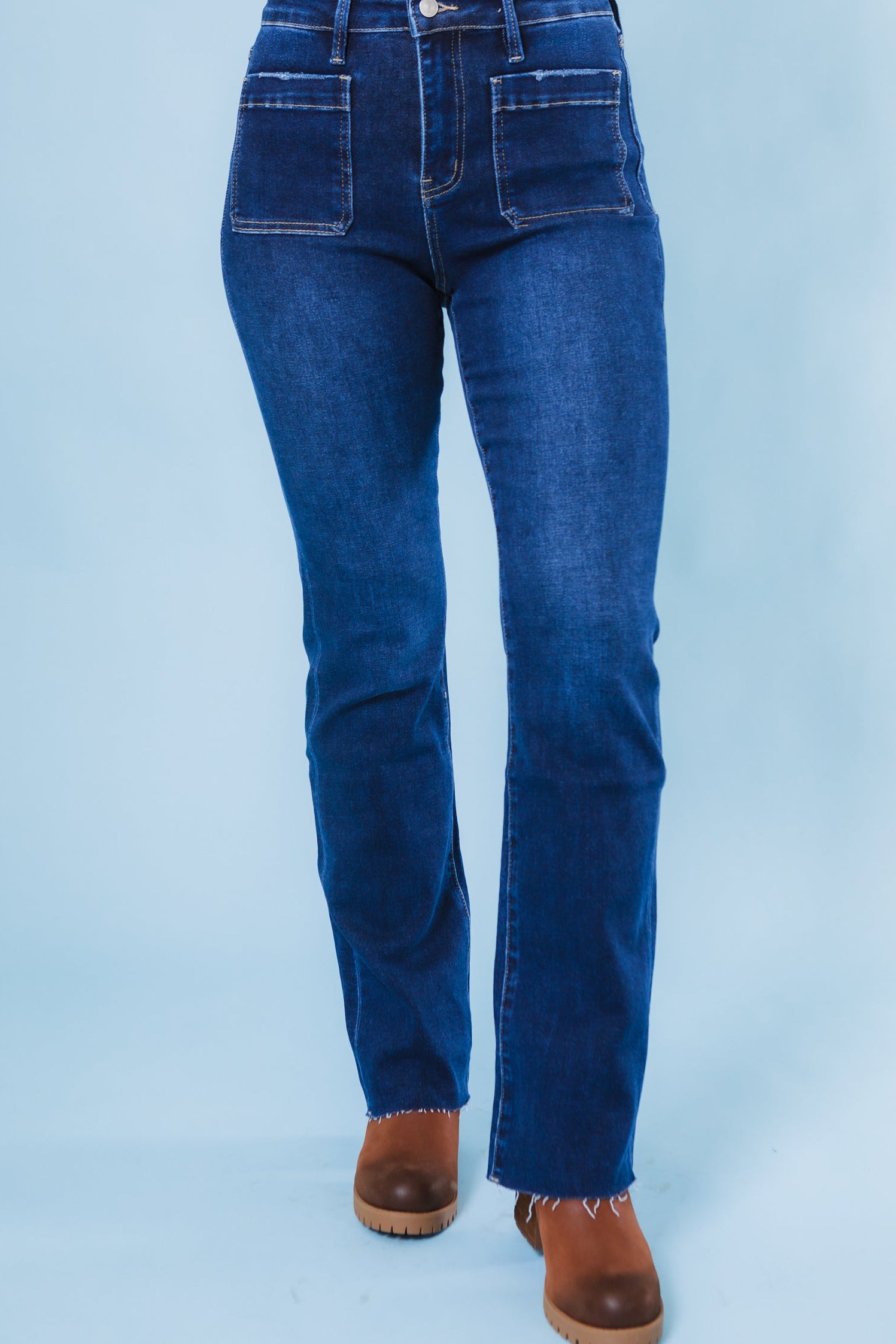 Lovervet | High Rise Mini Bootcut Jean