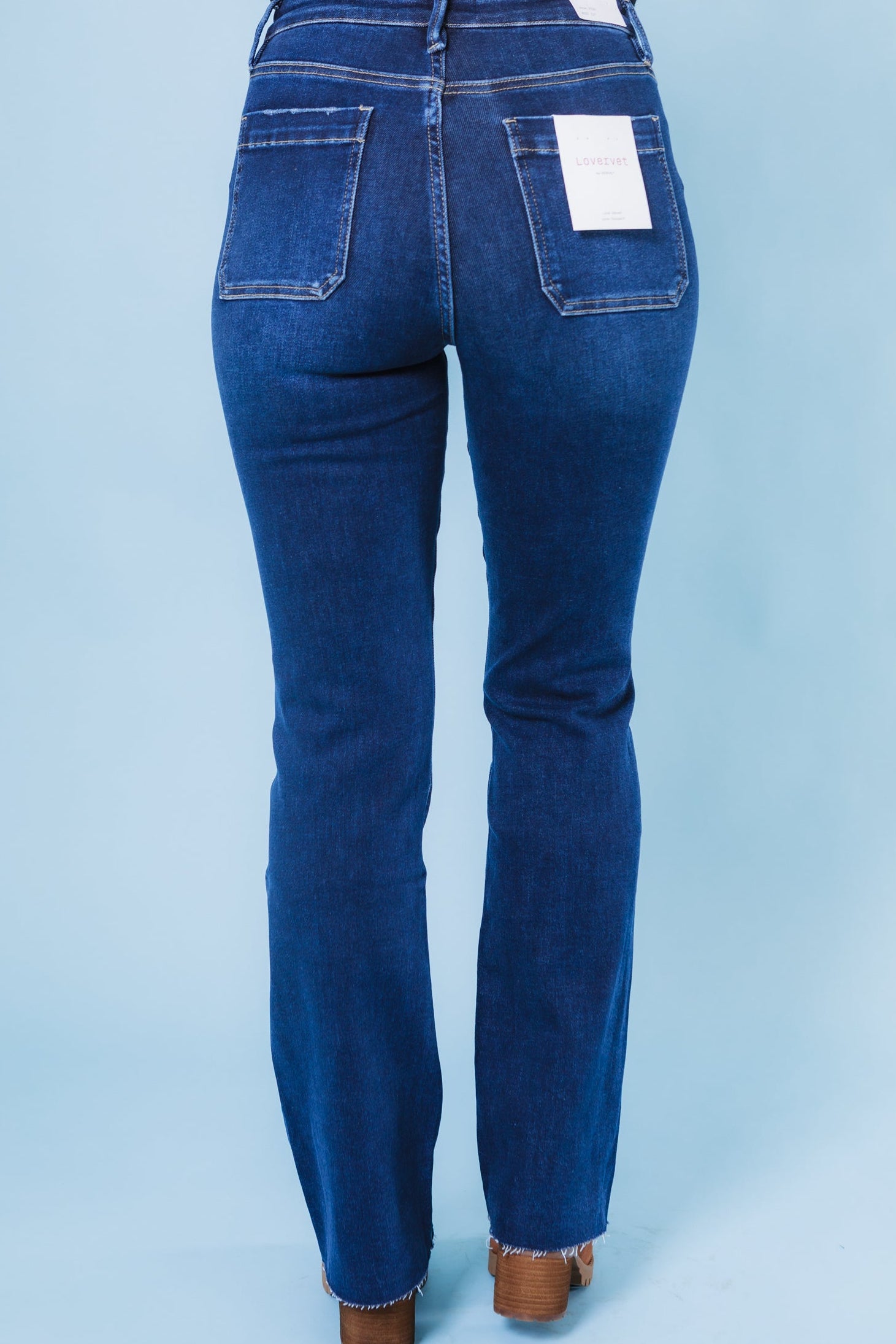 Lovervet | High Rise Mini Bootcut Jean