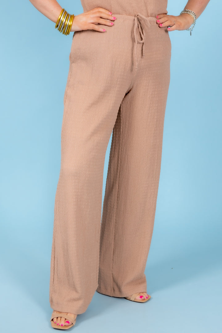 The Denver Crinkle Knit Pants