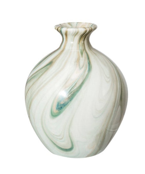 Creative Co-Op | Stoneware Vases with Marbled Design