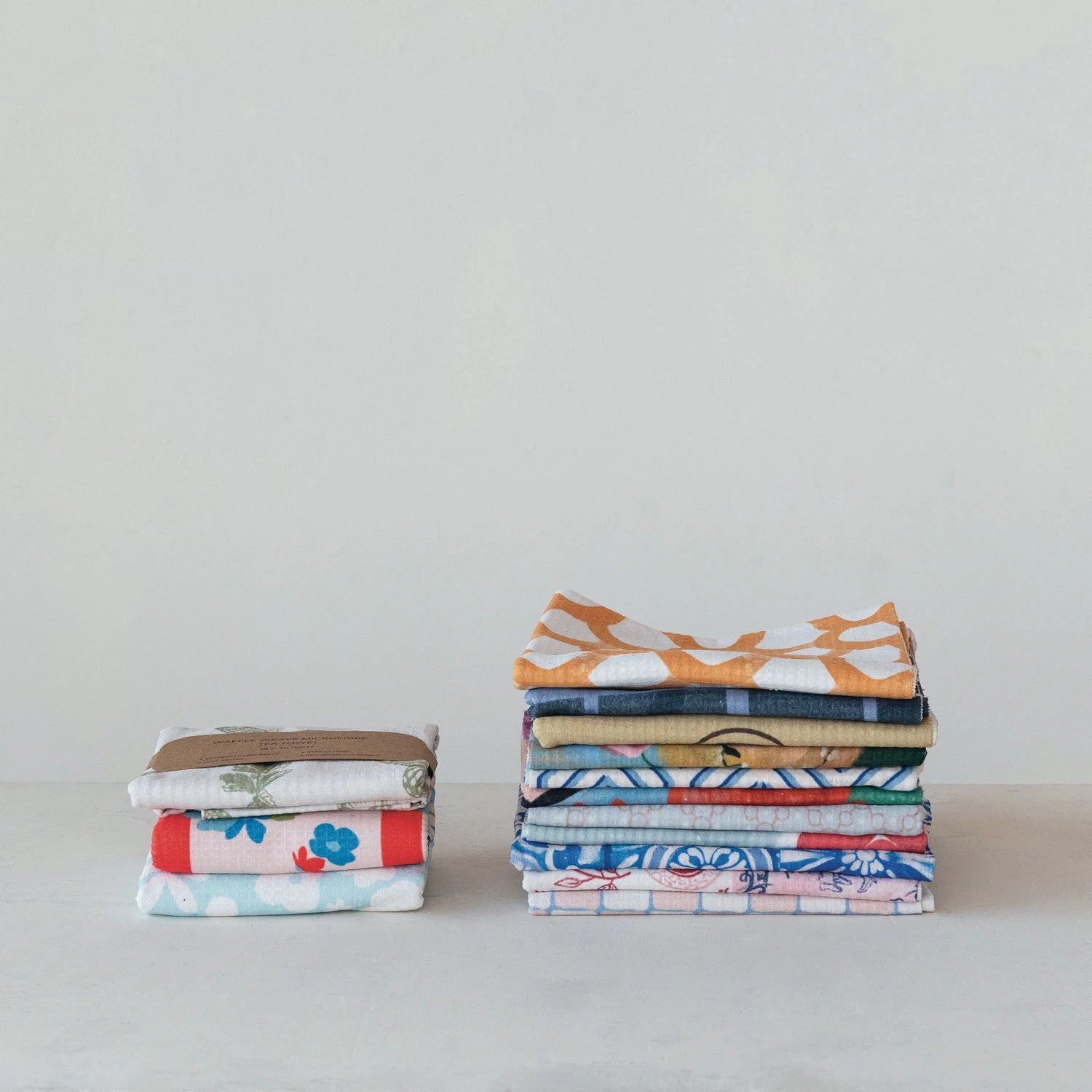 Printed Recycled Microfiber Tea Towels w/ Pattern/Image