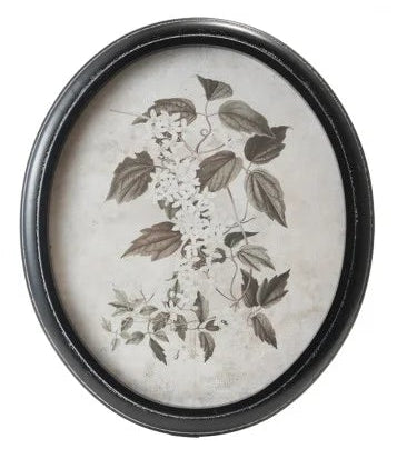 Creative Co-Op | Wood Framed Glass Wall Décor