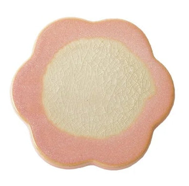 Creative Co-Op | Stoneware Crackle Glaze Flower Shaped Trivet