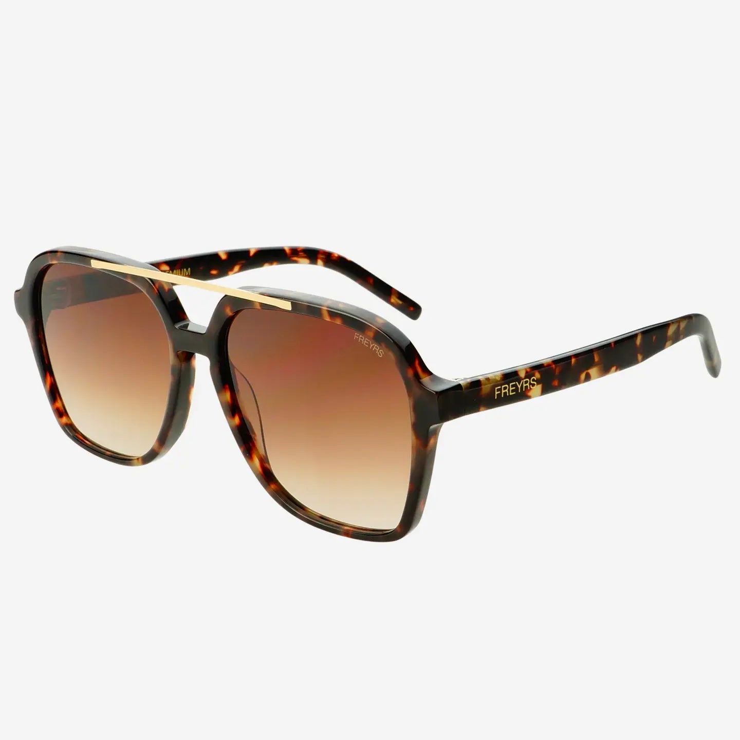 Freyrs | Spencer Unisex Aviator Sunglasses - Brown