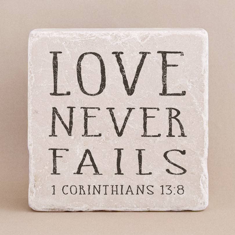 Twelve Stone Art - 504 | 1 Corinthians 13:8 - Small