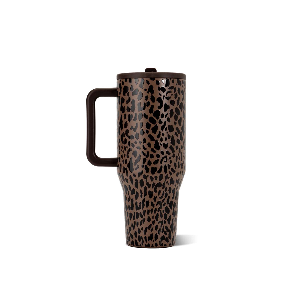HydroJug | Brown Leopard HydroJug 32 oz Traveler Tumbler
