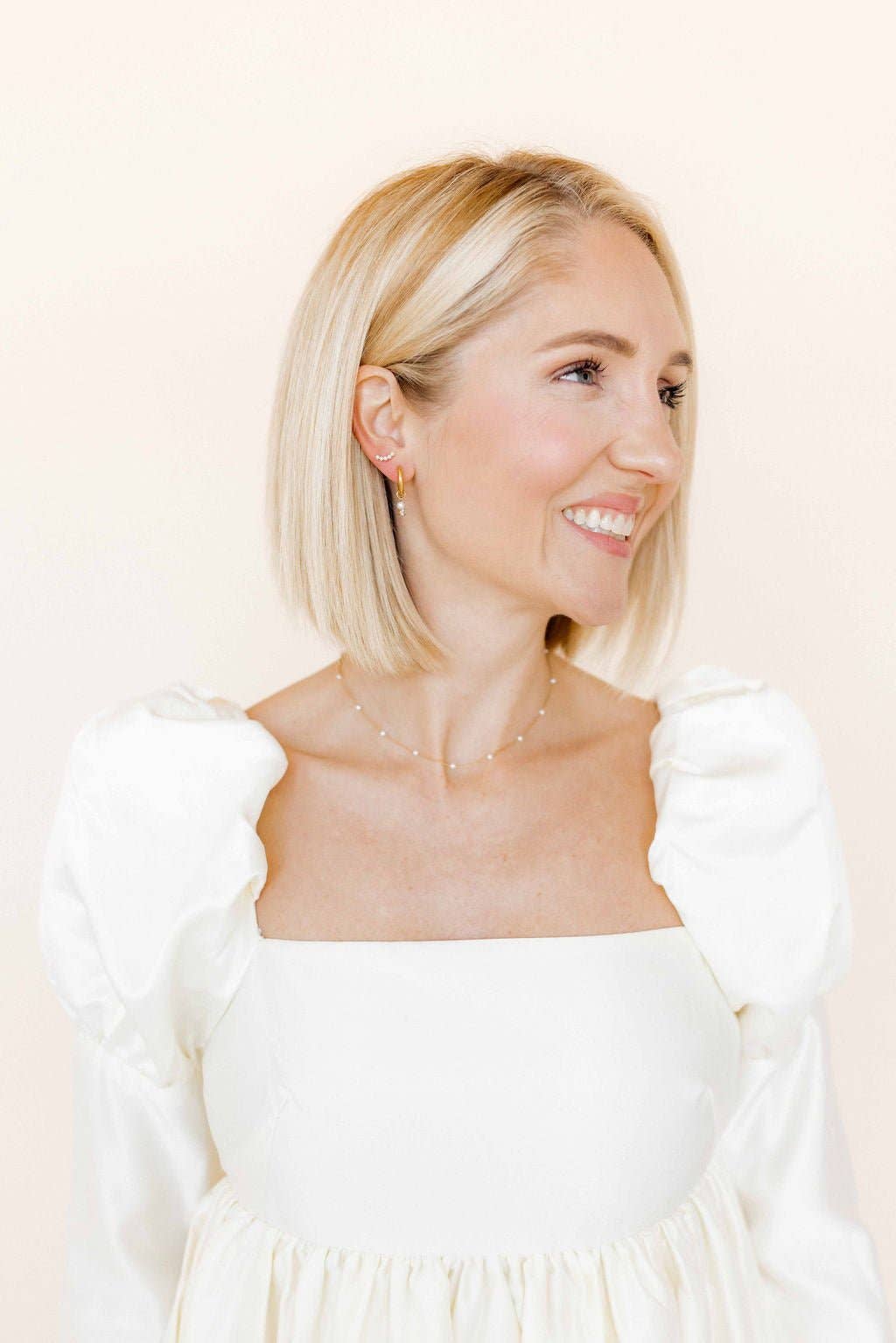 LINNY CO | Huggie Charm Earrings - Jo Gold