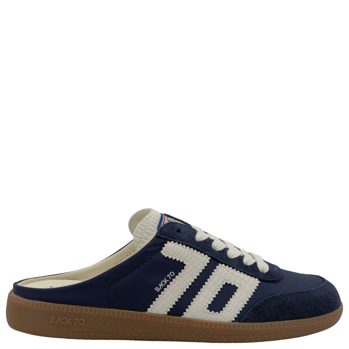 Back 70 | Easter Backless Sneakers in Navy